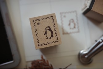 復刻章｜日常系列 - 企鵝的郵票