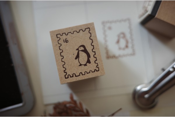 復刻章｜日常系列 - 企鵝的郵票